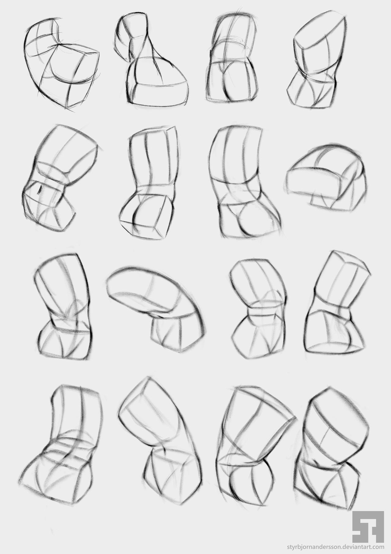 Torso Boxes More torso practice by StyrbjornAndersson on DeviantArt