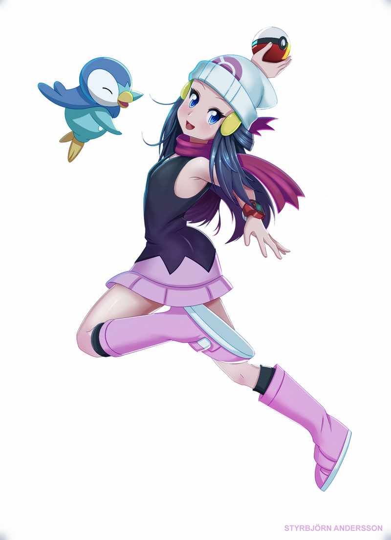 Dawn from Pokemon art by me