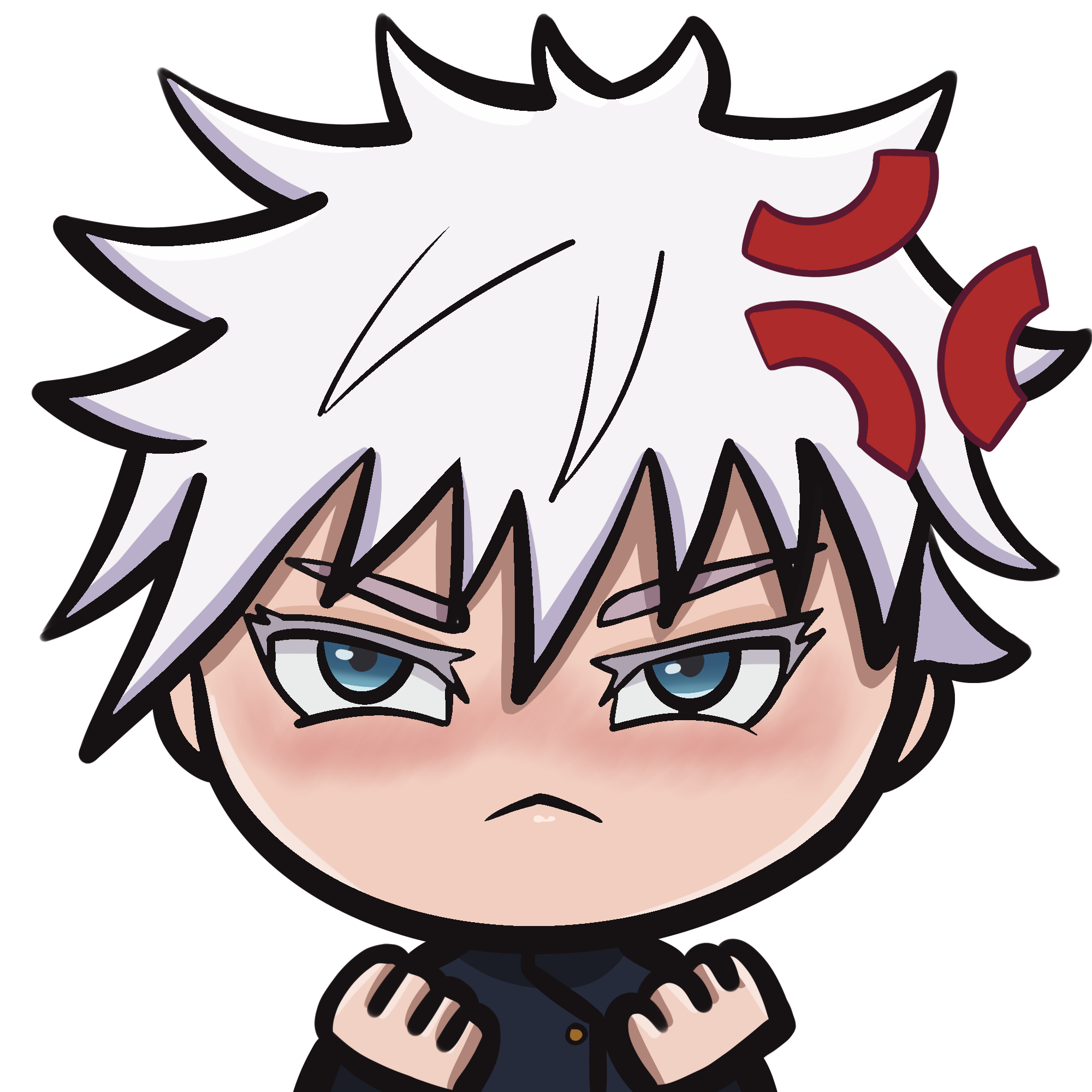 Gojo emote by ProfXirlgf on DeviantArt