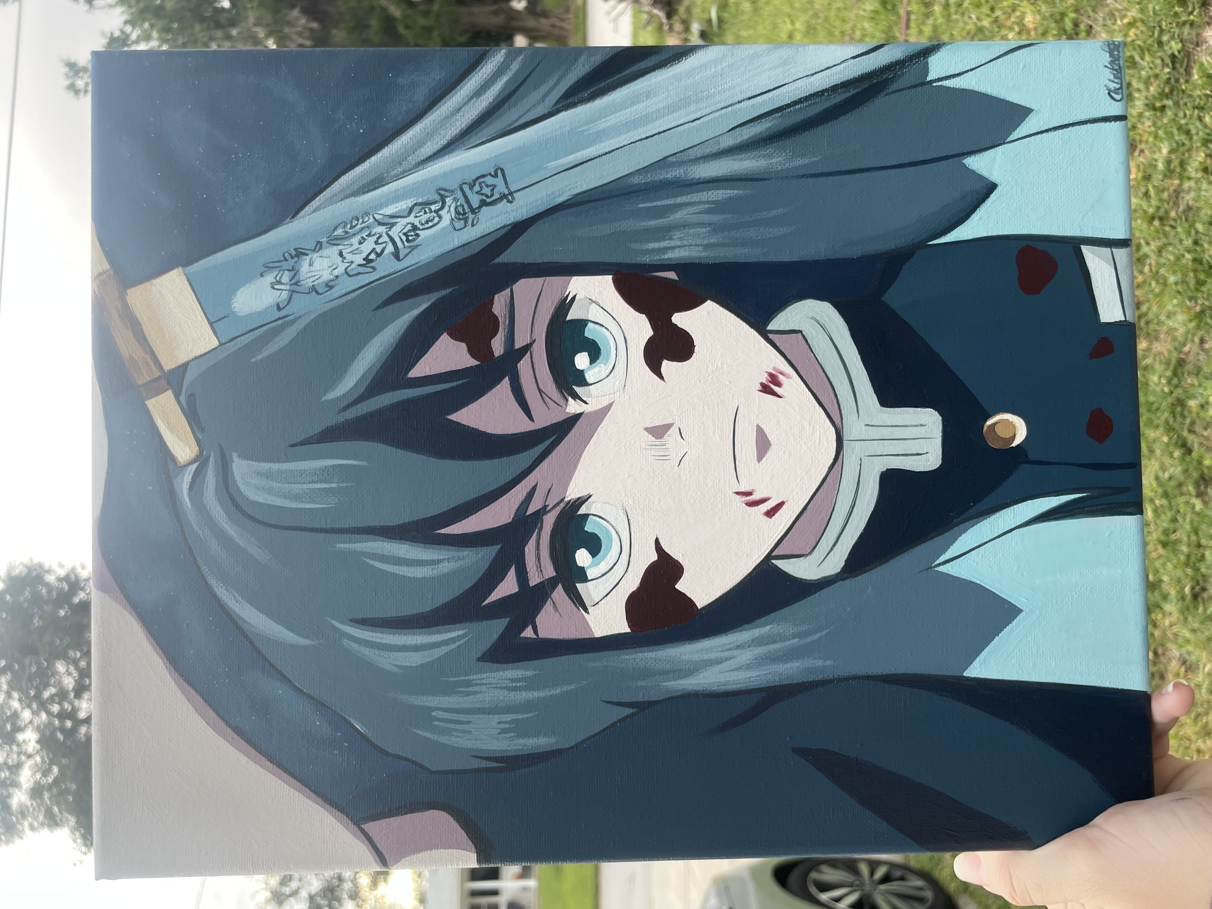 Muichiro painting by ProfXirlgf on DeviantArt