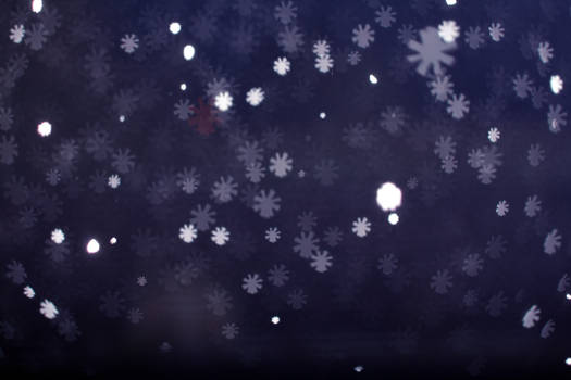 Snow Flakes Bokeh