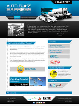 Auto Glass Express Website