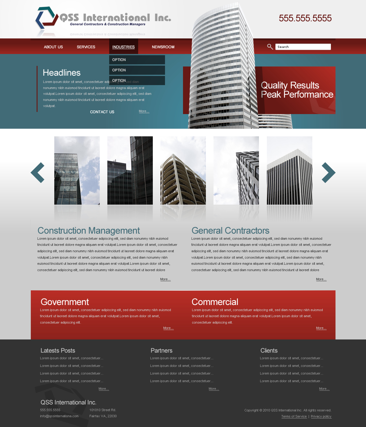 QSS CR Website Design