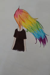 Raibow hair