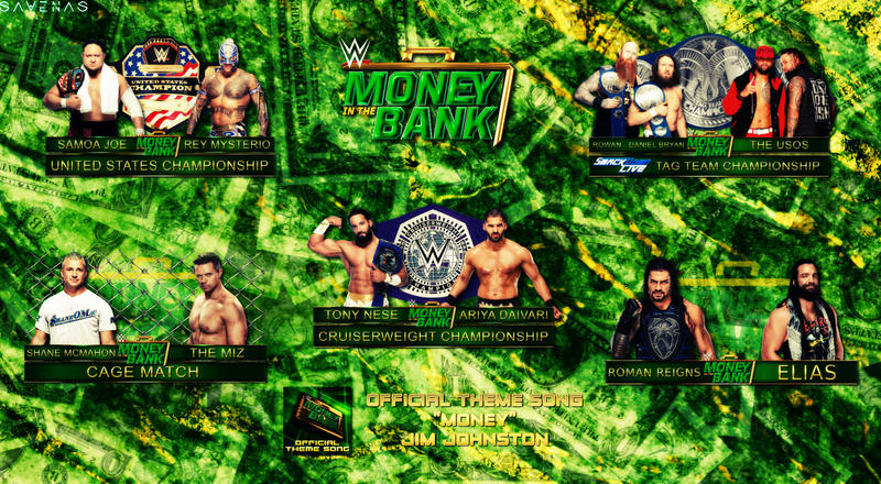 Money In The Bank Card Wallpaper by savenas on DeviantArt