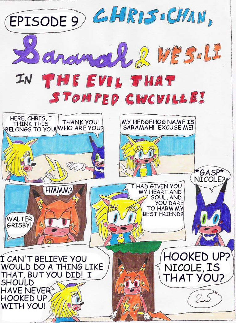 CWC's Sonichu Comic Book 225 by Cwcipedia on DeviantArt