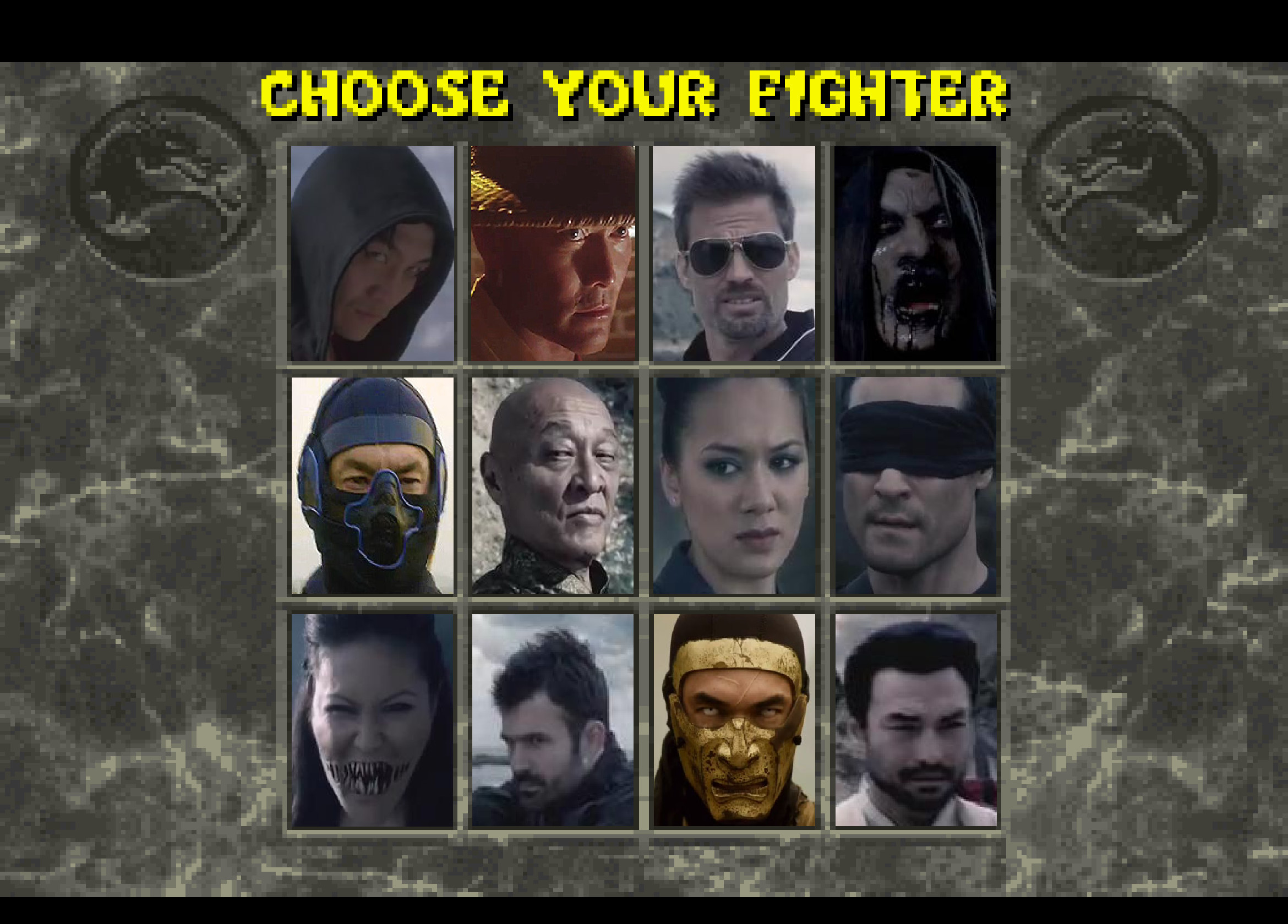 Mortal Kombat Legacy Character Select Screen