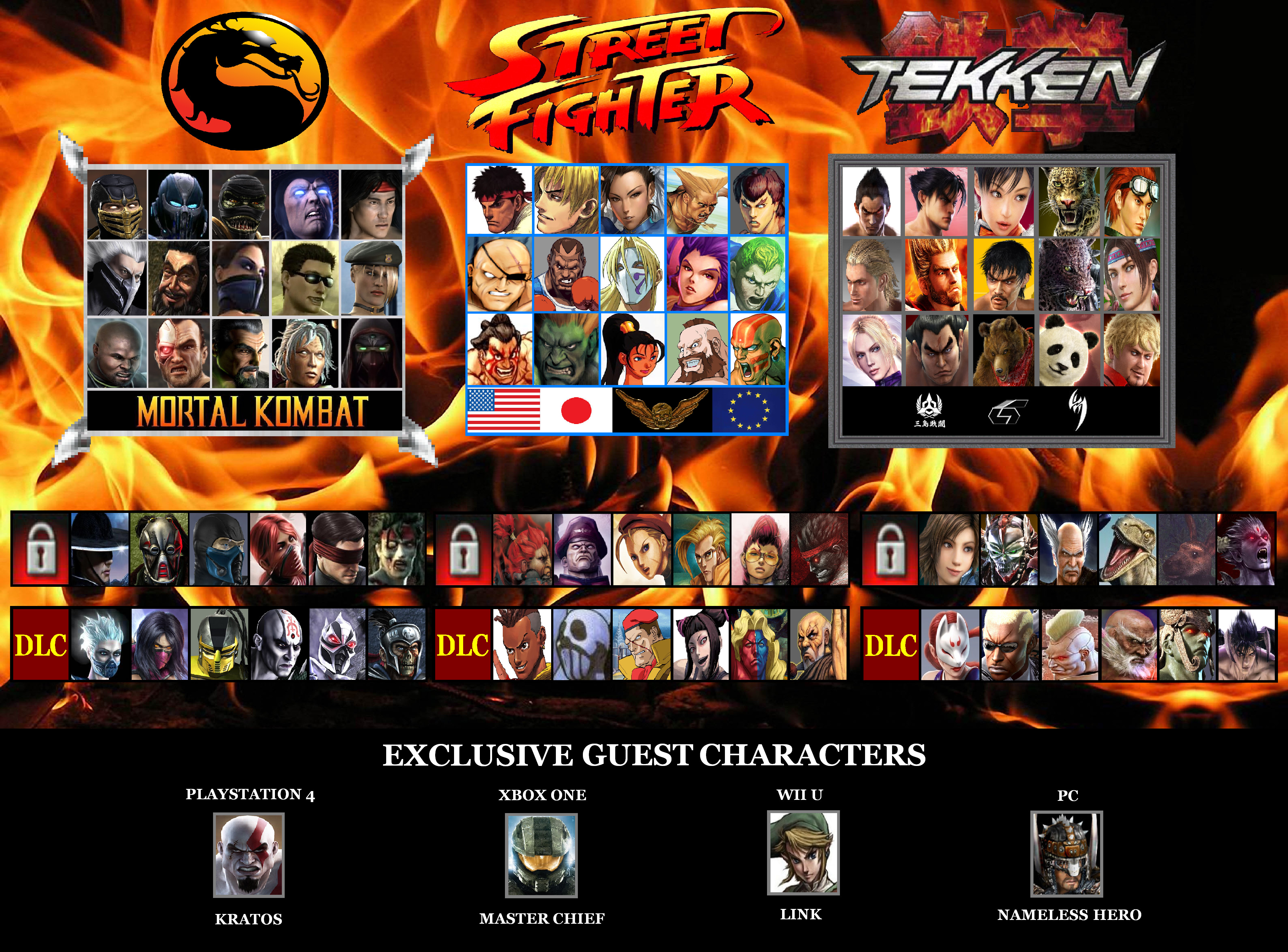 Tekken, Mortal Kombat, Street Fighter Or Soulcalibur - Which