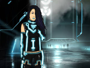 The Girl and Tron