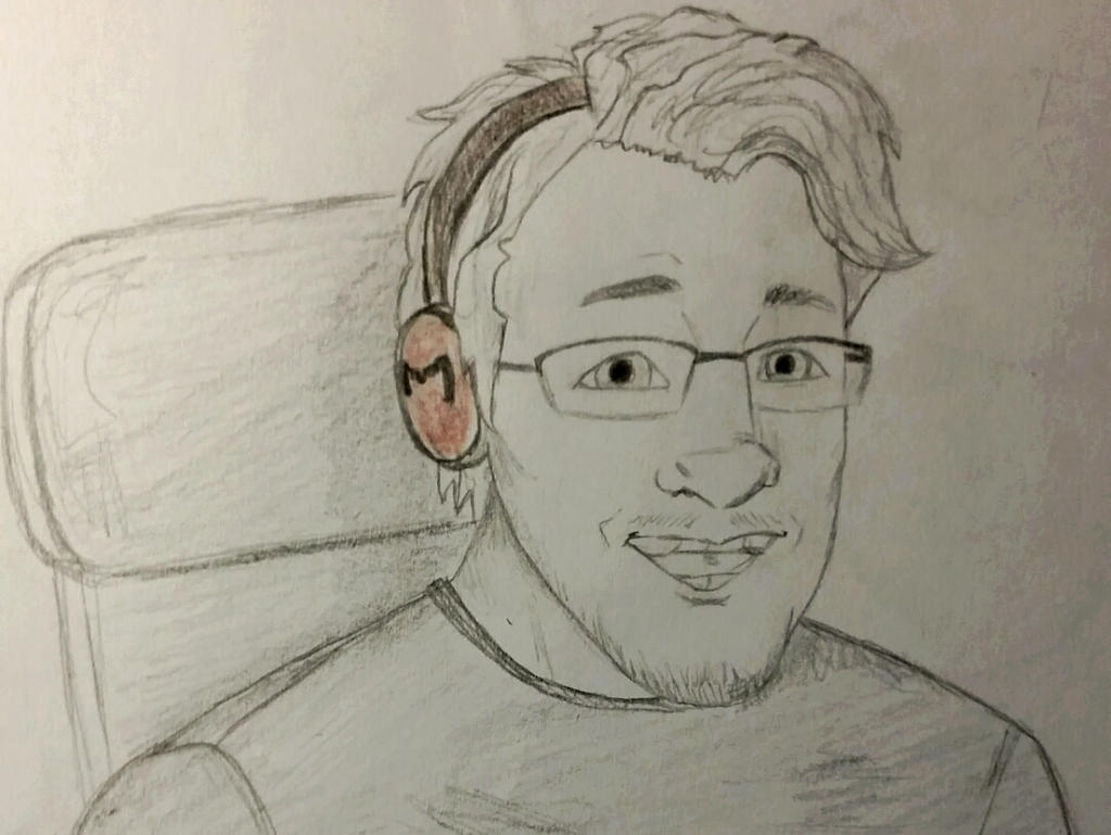 Markiplier drawing by TotalFan123 on DeviantArt