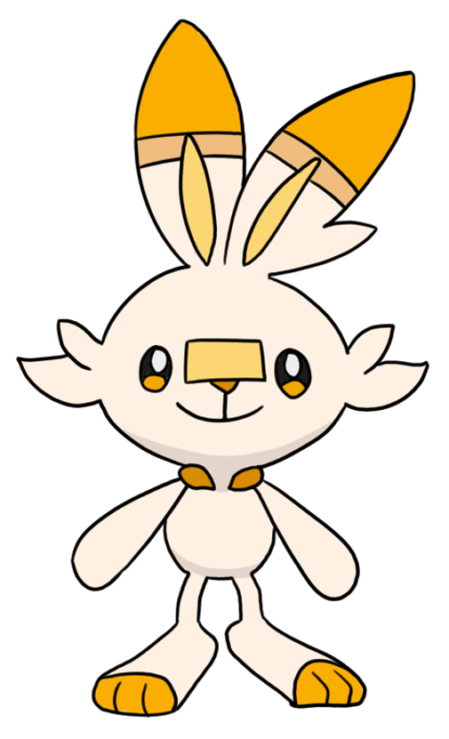 Shiny Scorbunny Dreamworld Style by SalamenceTrainerX on DeviantArt