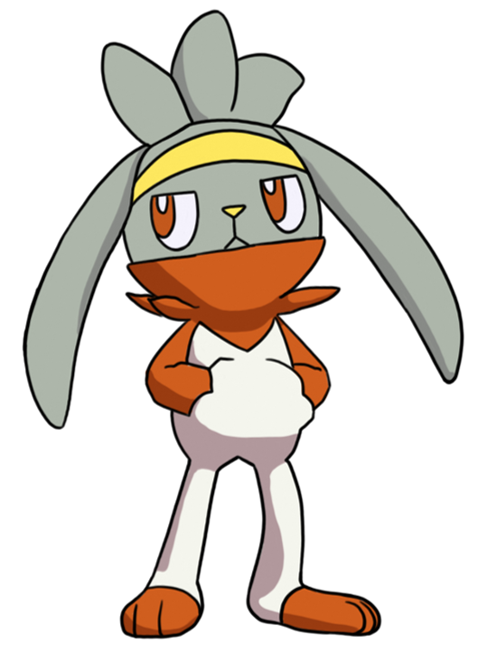 Shiny Raboot Dreamworld Style by SalamenceTrainerX on DeviantArt