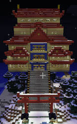 Japanese Temple - Minecraft Build