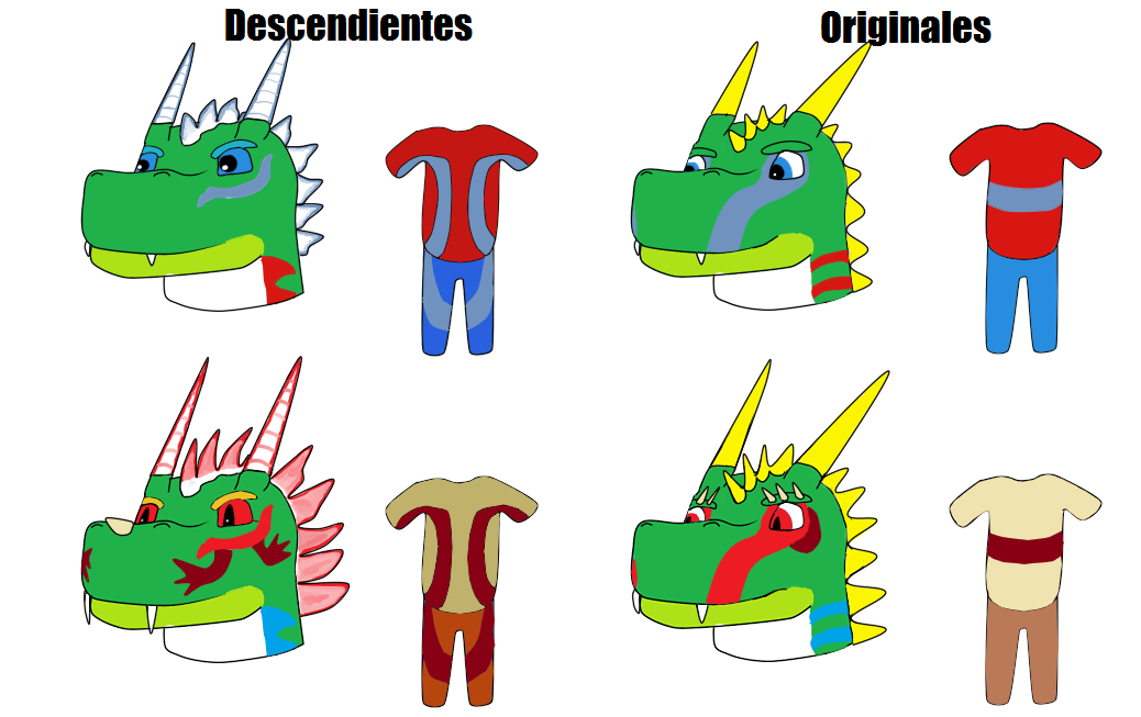 Los descendientes de Fanyl y Yospear.