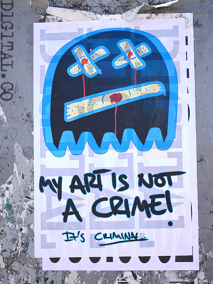 My art is not a crime.