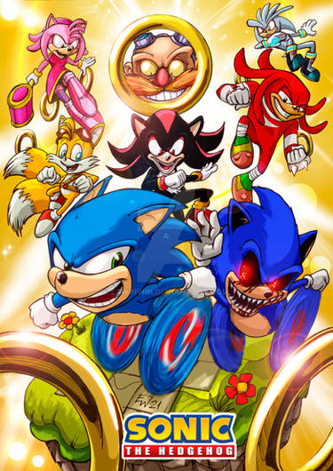 Sonic X The Revenge of Sonic.exe Cover Art by RaphaelHedgehogFan68 on  DeviantArt