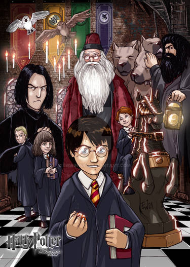 Fanart de Harry Potter y la piedra filosofal!