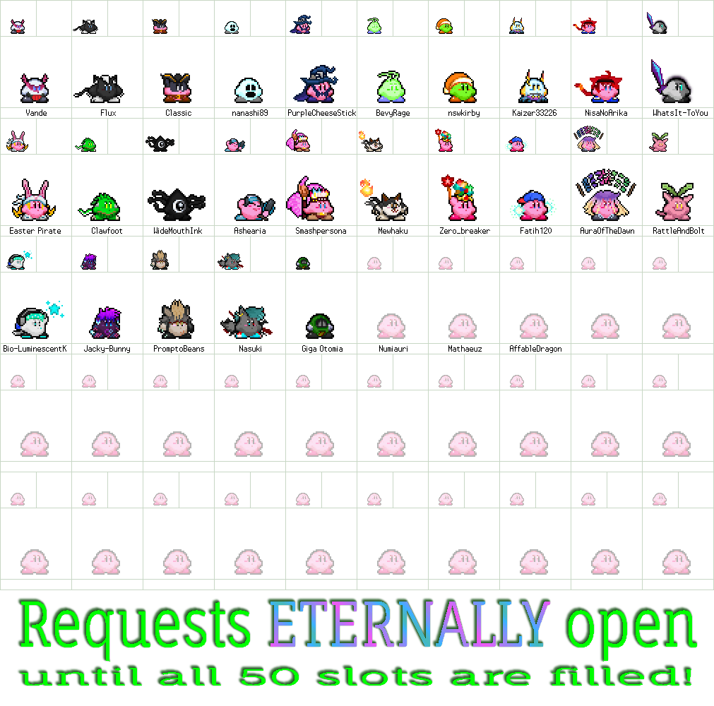Kirby Sprite REQUESTS OPEN