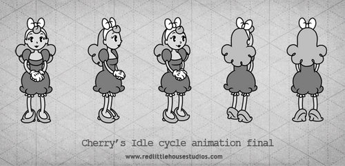 Cherry's Idle cycle animation final