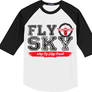 Fly Sky Baseball Tee