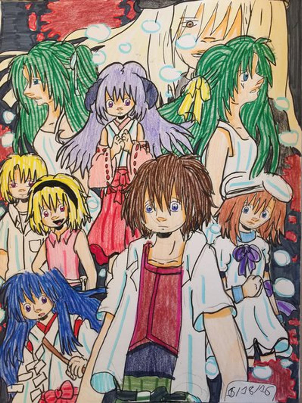 Higurashi Ripped Note Higurashi When They Cry by GhibliLover92 on DeviantArt