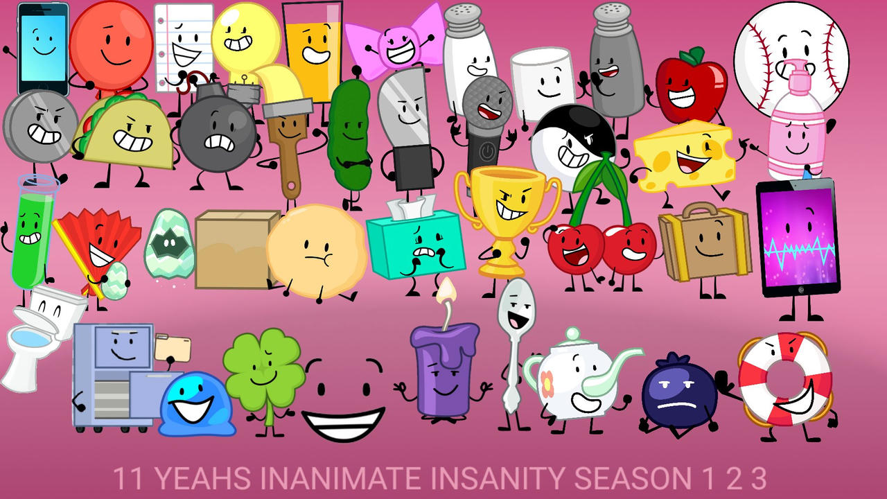 11 YEAHS INANIMATE INSANITY ALL SEASON 1 2 3 by EVELYNSTUDIOSYT on ...
