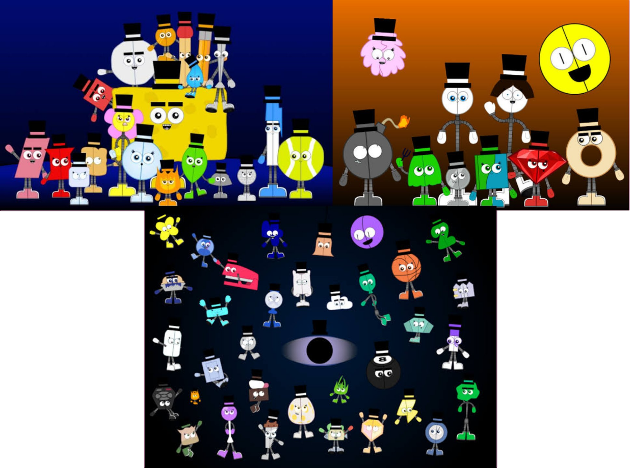 Pixilart - BFDI Characters by robosofie