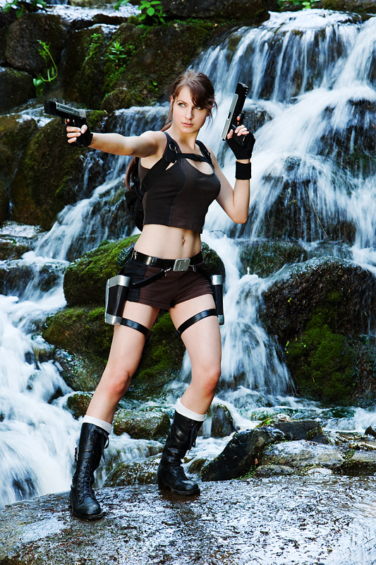 Lara Croft Waterfall