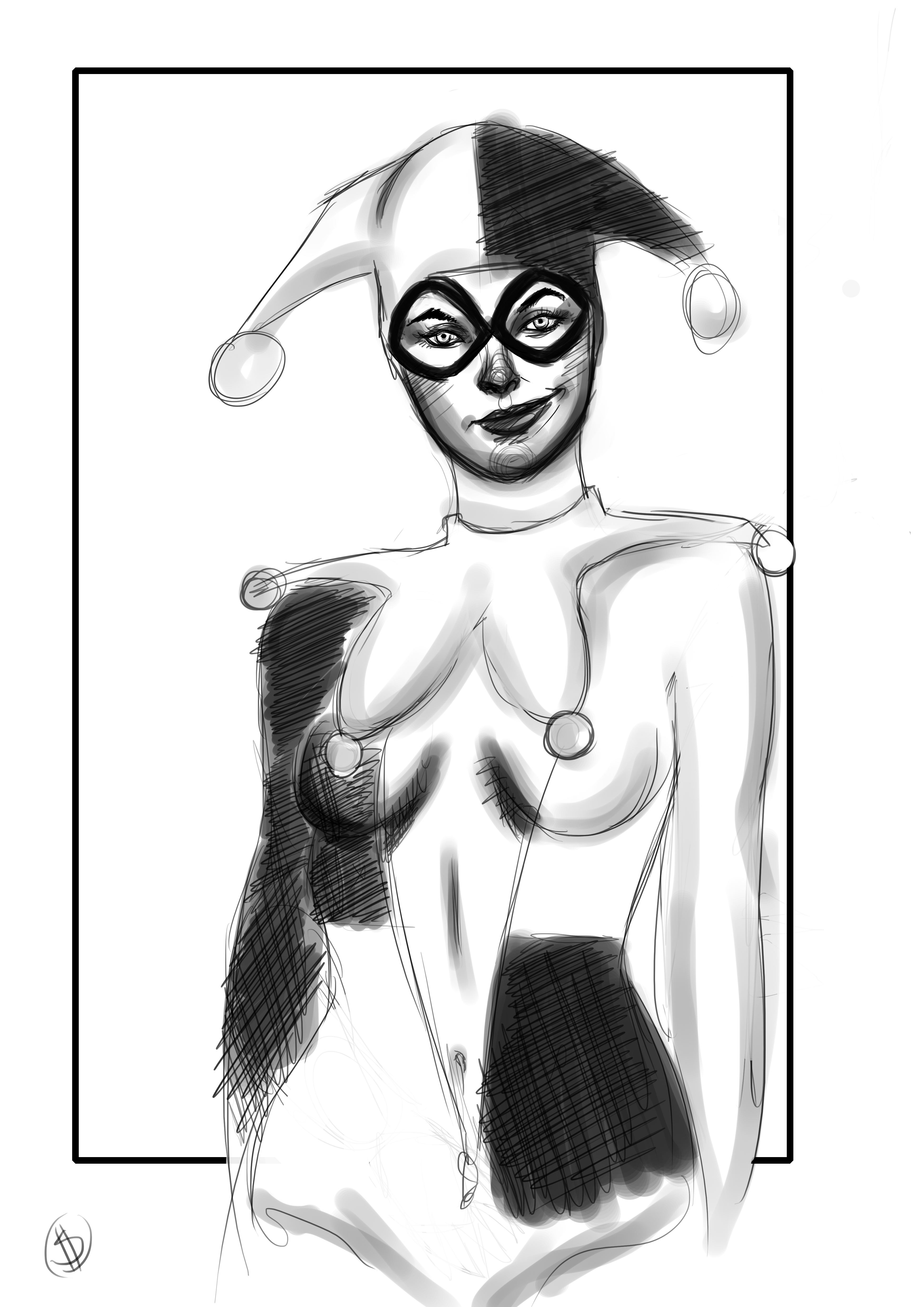 Harley Quinn Sketch