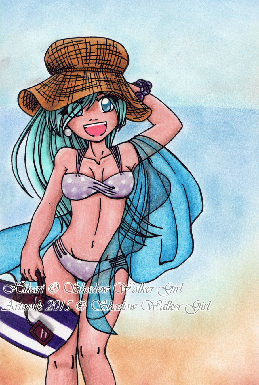 Hikari at the Beach