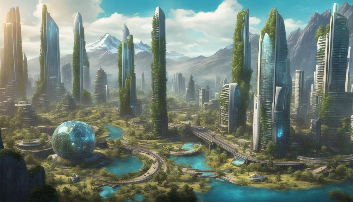 Deviantart Future Create futuristic cities integrated with Chilean l by Lorefielle on ...
