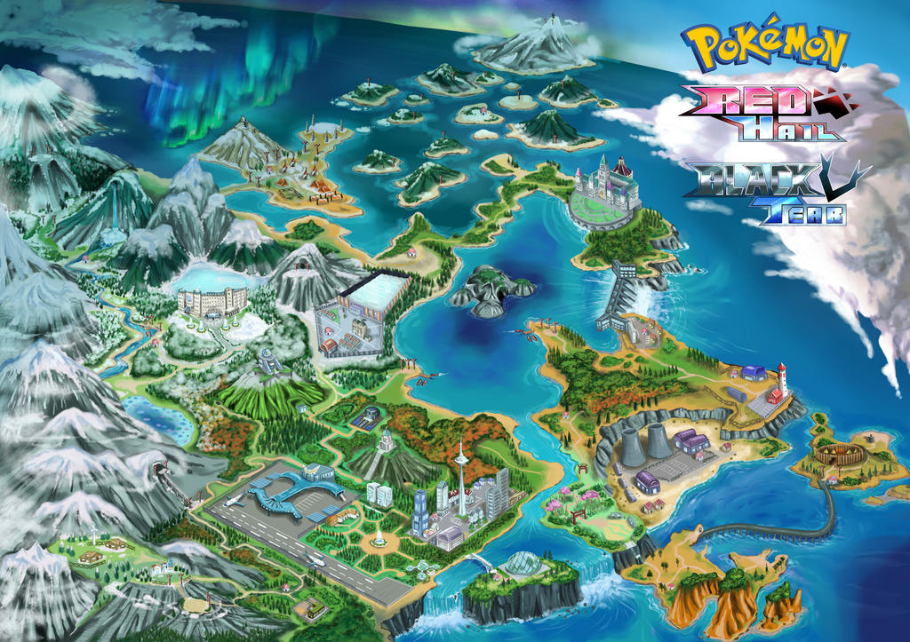 Fan Made Pokemon Region Map