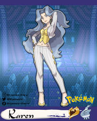 Johto Remake Elite four Karen