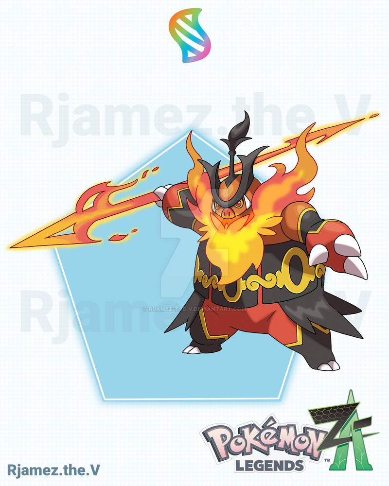 Pokemon Legends ZA Mega Emboar by rjamez-the-v on DeviantArt