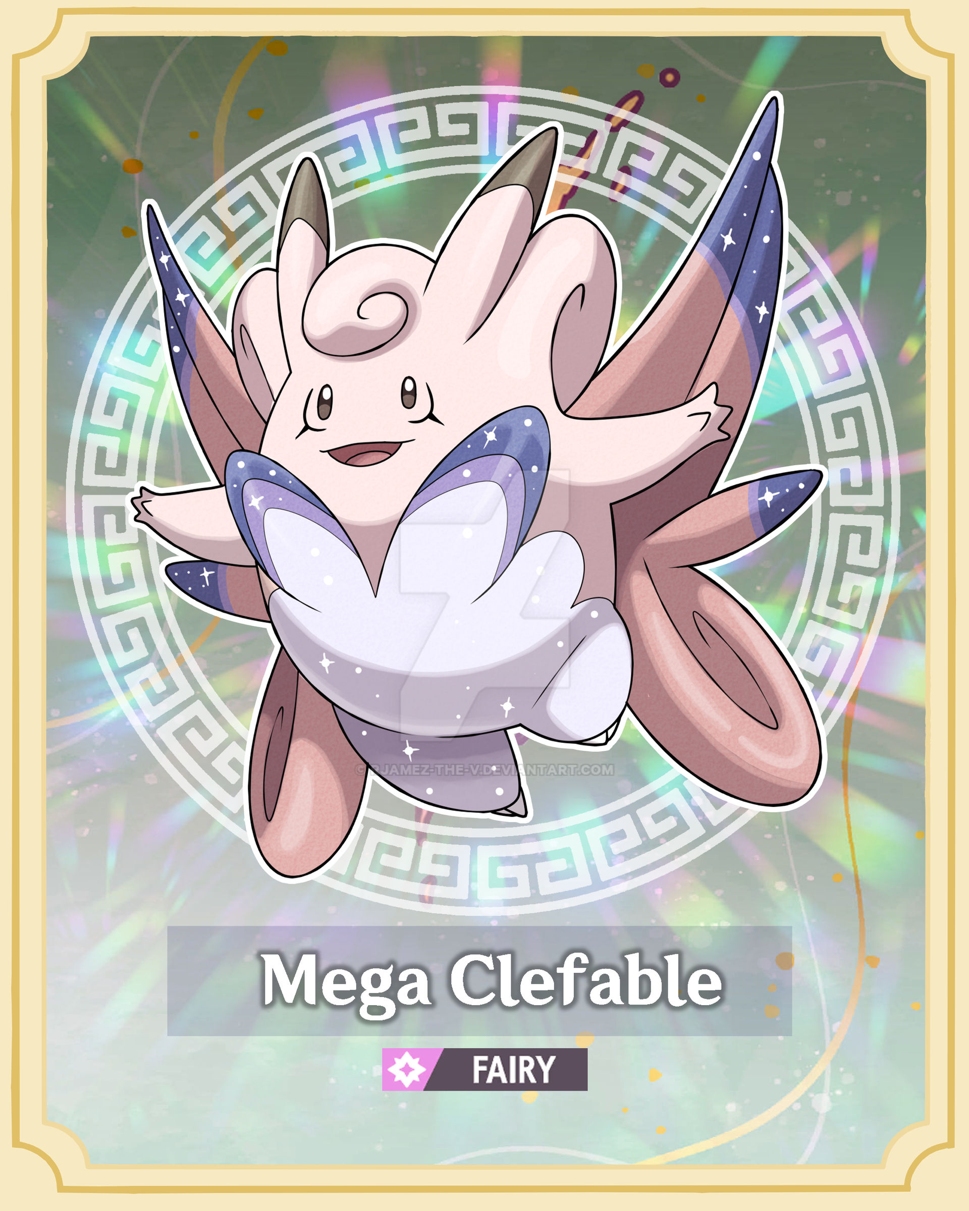 Pokemon Jade Dynasty Mega Clefable by rjamez-the-v on DeviantArt