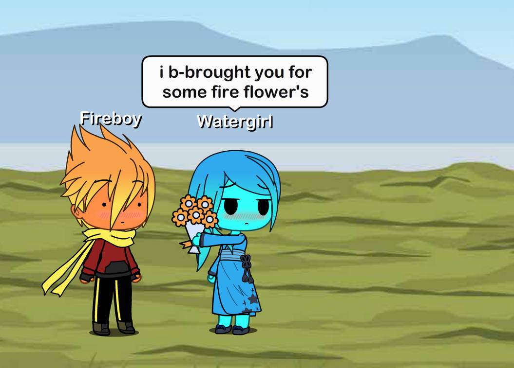 Fireboy x Watergirl [ gacha life version ] by JerichoisHere1314 on