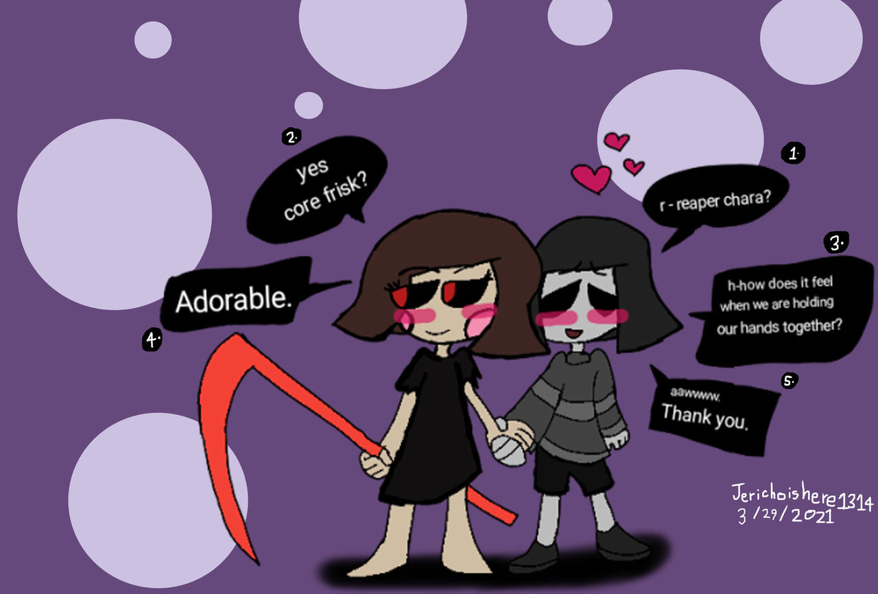 Reapertale Sans and Chara by poppitycorn2 on DeviantArt