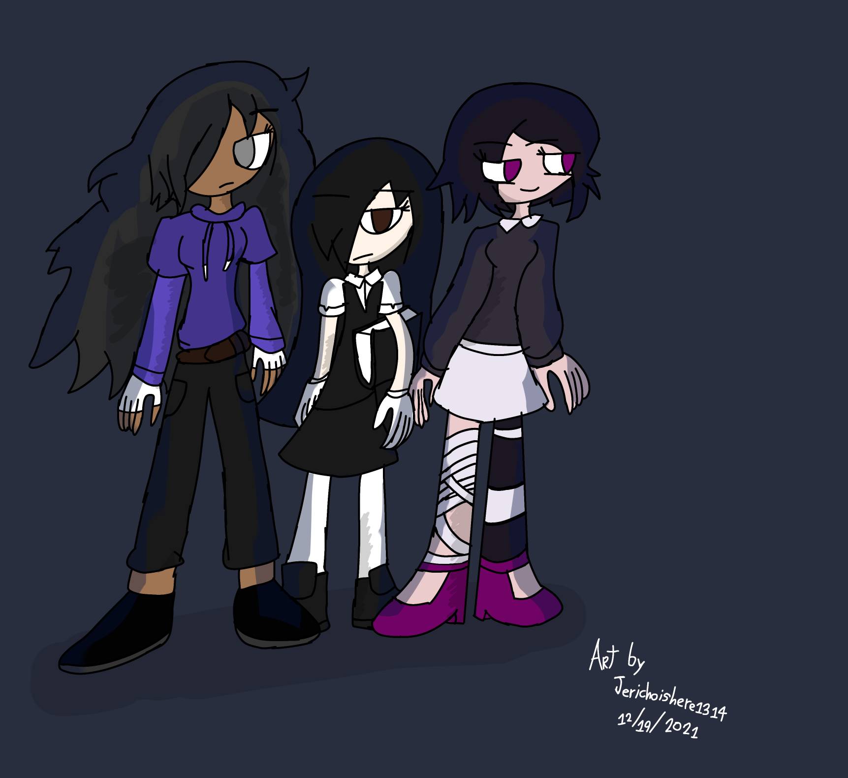 I made the krew in gacha club by ashlyn332 on DeviantArt