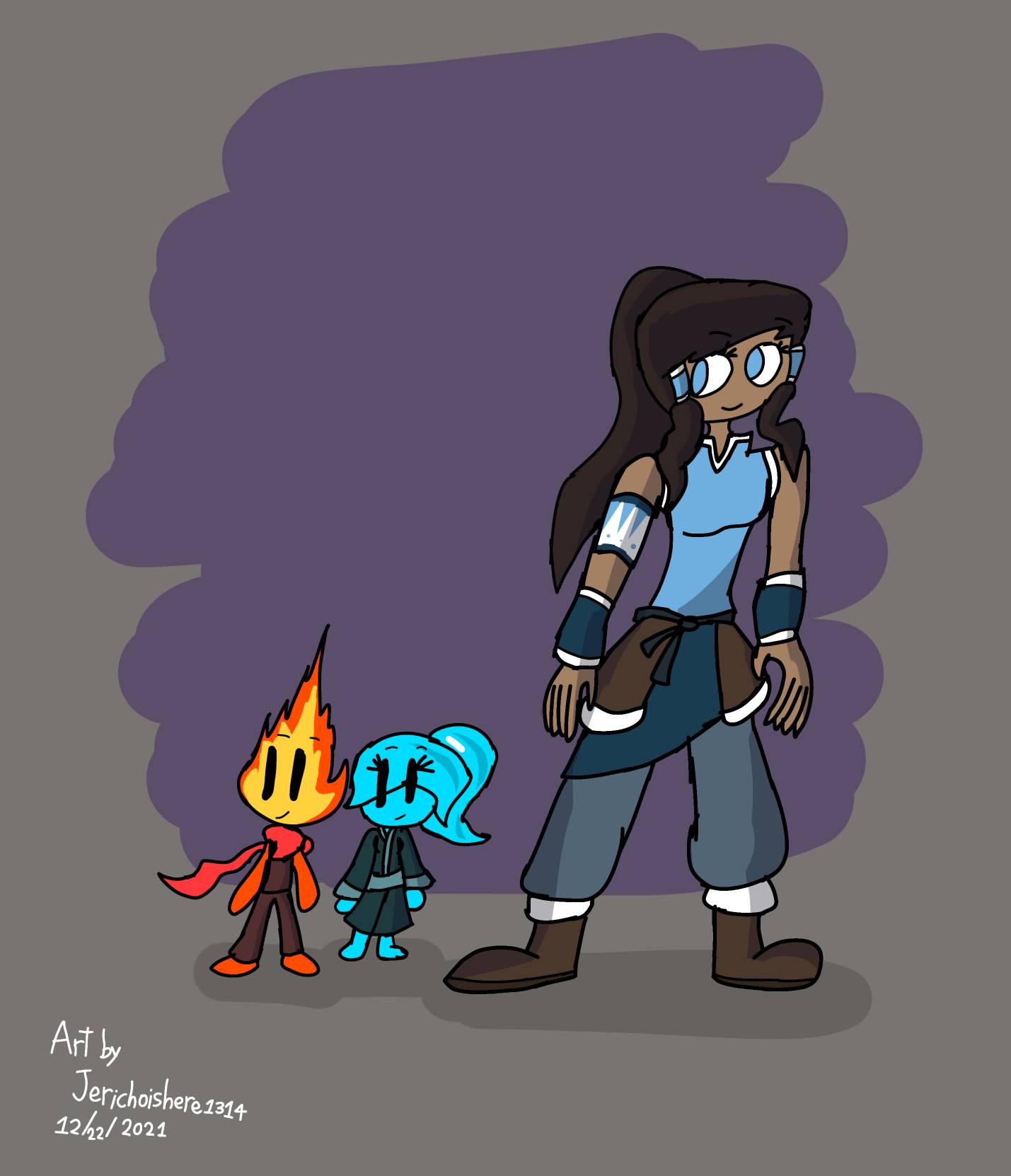 fire boy and water girl by nightcorehead on DeviantArt