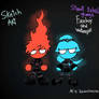 (sketchart)Street rebel grunge fireboyAndwatergirl