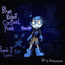 Bomb it 7 (game) - Blue robot as casual punk