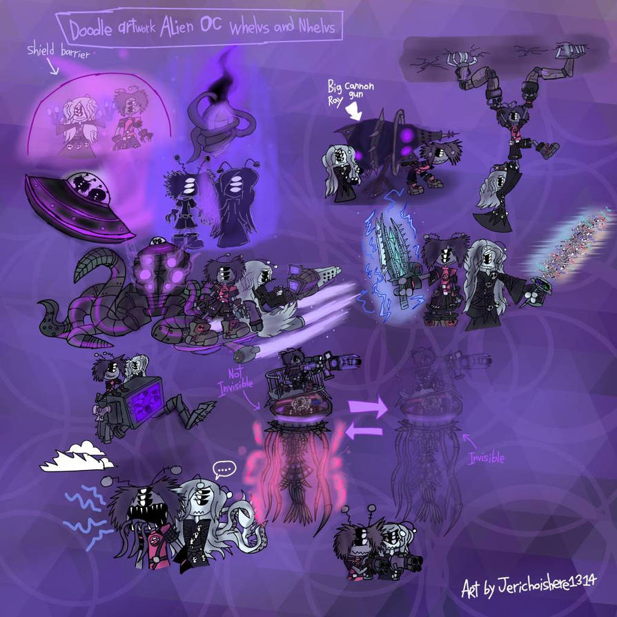 Alien Insect Oc (Doodle artwork) Alien oc whelvs and nhelvs by JerichoisHere1314 on ...