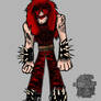 Red and black metalhead