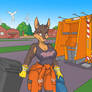 Lissy The Garbage Collector Dog