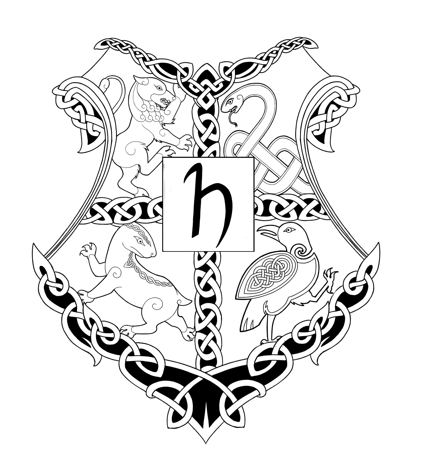 Celtic Hogwarts Logo