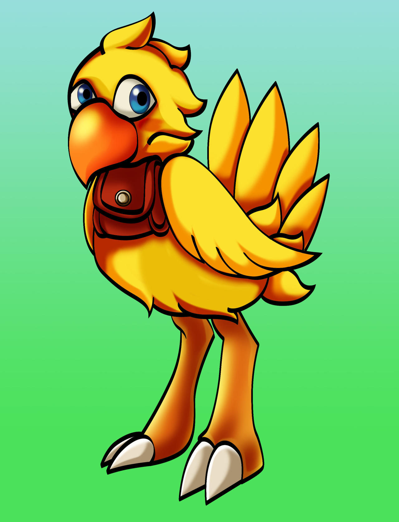 Robo Chocobo Chocobo by BluegirlWoomy on DeviantArt