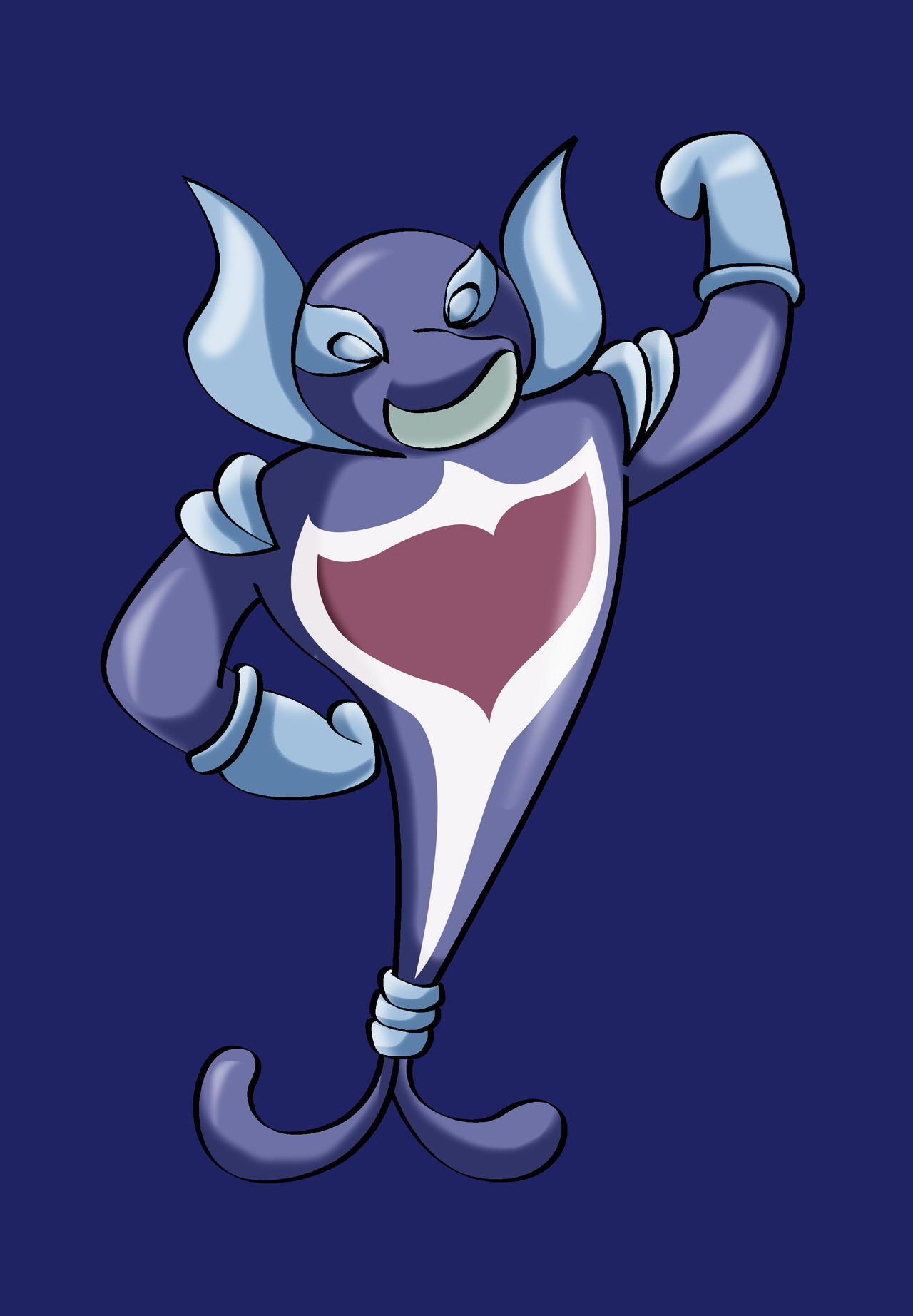 Palafin by BluegirlWoomy on DeviantArt