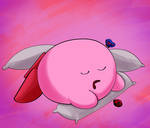 Tired Kirby by BluegirlWoomy