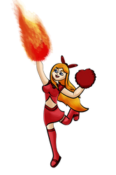 Cheerleader Paula