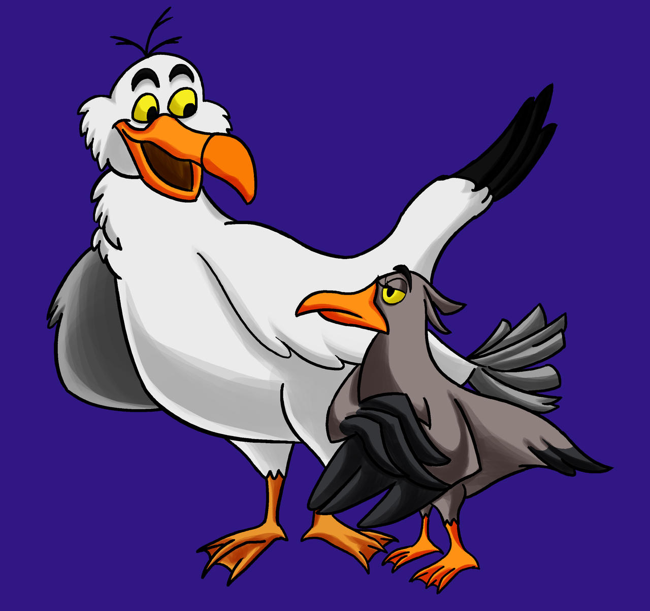 Scuttle Scuttle and Jona by BluegirlWoomy on DeviantArt